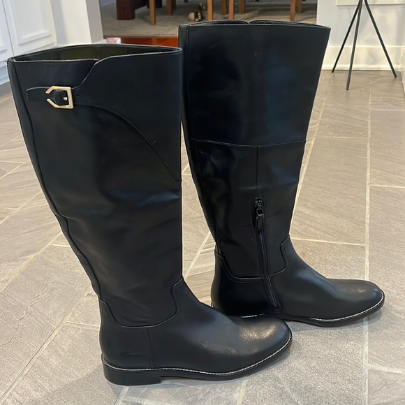 NWT Cole Haan Black Knee High Boot 8 - Picture 1 of 7